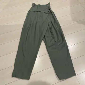 CLANE 랩 스타일 린넨 팬츠