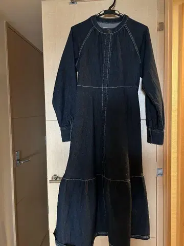 아줄 데님 원피스