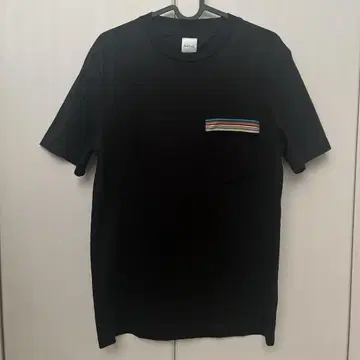 폴스미스 시그니처 스트라이프 포켓 티셔츠 M 사이즈