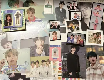 BTS JIN 시즌 그리팅 사진 스티커 포스카 재단 묶음 판매