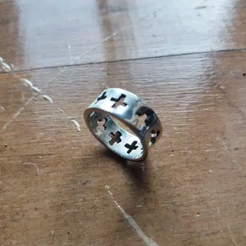 ring-3519 19호 실버 반지 실버 925 크로스 심플
