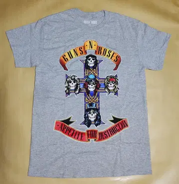 새상품 GUNS N' ROSES 2017년 투어 티셔츠