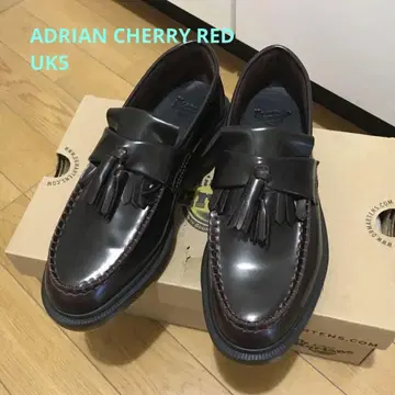 새상품급 UK 5 Dr.Martens ADRIAN CHERRY RED