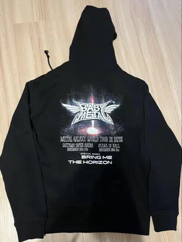 Babymetal Metal Galaxy 집업 후드티 S 사이즈