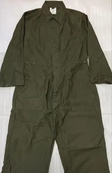 미군 방출품 80s 코튼 새틴 커버올 TYPE1 빈티지 L