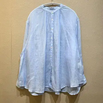 SLOBE IENA 라미 개더 셔츠 F 사이즈