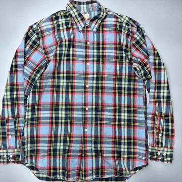 SUGAR CANE L 체크 셔츠 긴팔 셔츠 체크 무늬 면