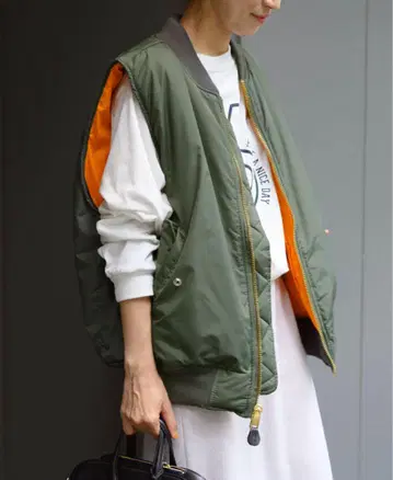 FRAMeWORK ROTHCO 로스코 별주 MA-1 베스트 자켓