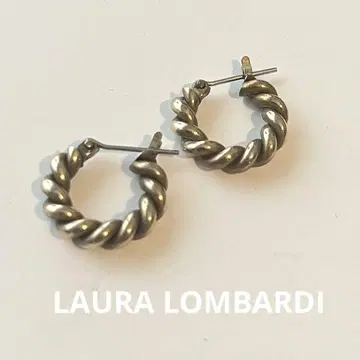 LAURA LOMBARDI TWIST 후프 귀걸이
