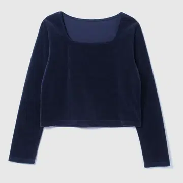 searoomlynn 벨로아 파일 SQUARE 넥 상의
