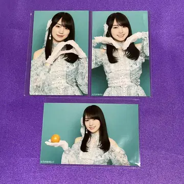 카키 하루카 네이블 오렌지 미니 브로마이드 컴프