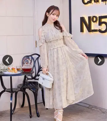 미셸 마카롱 로얄 플뢰르 롱 원피스