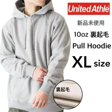 새상품 유나이티드 애슬레 10oz 풀오버 후드티 속기모 그레이 XL