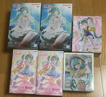 미개봉 프라이스 피규어 하츠네 미쿠 6점