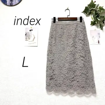 9995 index 인덱스 전체 레이스 스커트 L 월드 고급