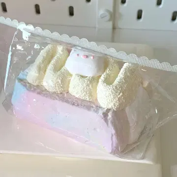 [폭신한 물 느낌] 실리콘 스퀴즈 곰돌이 컬러풀 샌드 말랑말랑