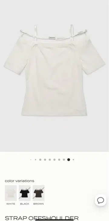 조제문 STRAP OFFSHOULDER