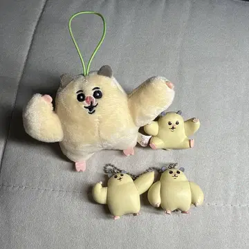 근육질 햄찌 봉제 인형 마스코트 (결정 포즈) 피규어 가챠가챠