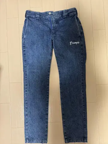 에그잠플 example 디키즈 데님 팬츠