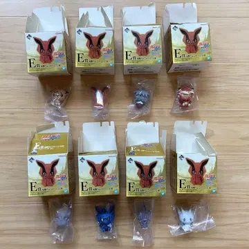 나루토 제일복권 꼬리달린 쵸코노코 8체 세트