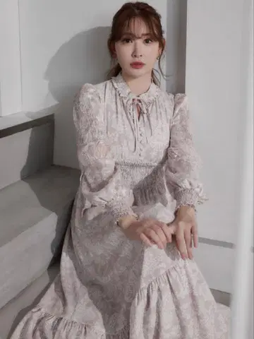 Herlipto Winter Floral Long sleeve Dress