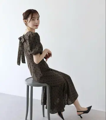 BLUEEAST 백리본 머메이드 원피스