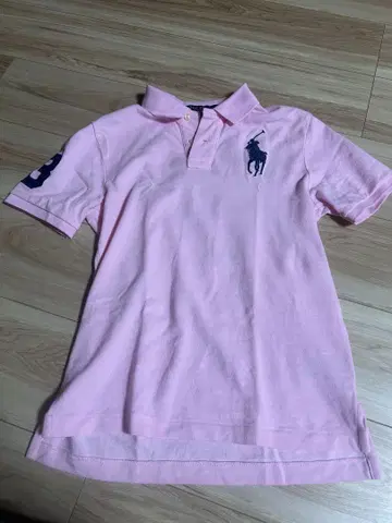폴로 랄프 로렌 반팔 피케 셔츠 핑크