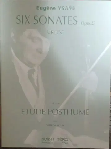 이자이: 무반주 바이올린을 위한 6개의 소나타 샷판