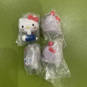헬로키티 몽치치 메지루시 액세서리 캡슐 토이 4개 세트
