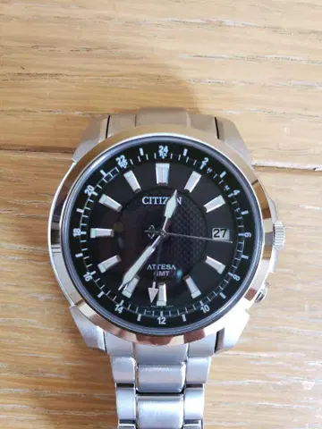 CITIZEN ATTESA 시티즌 아테사 GMT 전파 솔라 티타늄