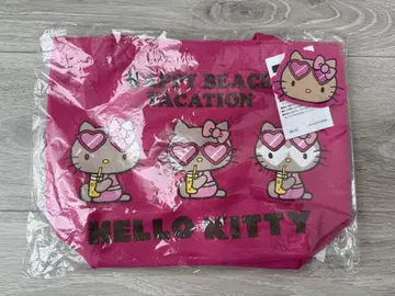 [ 미사용 미개봉 새상품 ] 키티 토트백 오키나와 한정판 핑크