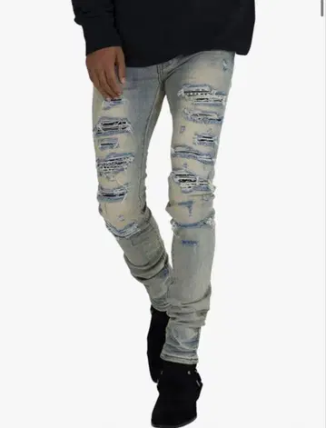 mnml 라이트 블루 스키니 데님