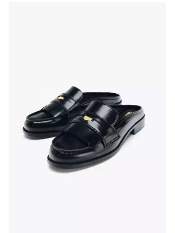 ZARA 청키 밑창 뮬 로퍼