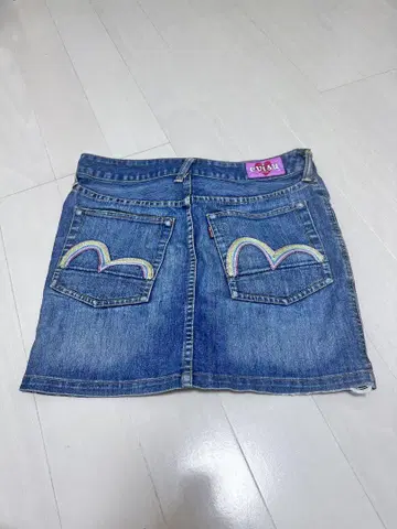 EVISU 데님 스커트 사이즈 1