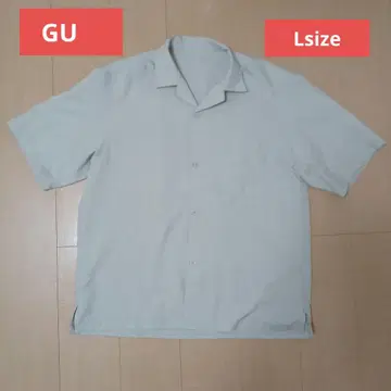 GU331-339566(22-06) 오픈 카라 셔츠 LIGHT GRAY