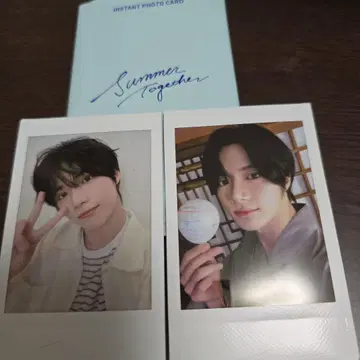 TXT Summer Together 인스턴트 포토 카드 범규
