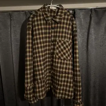 ZARA 플란넬 셔츠 데미지 XL