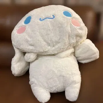 시나몬 롤 빅 화이트 토끼 봉제 인형