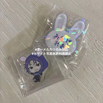 블루 록 미카게 레오 아크릴 배지 미니 아크릴 플레이트