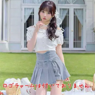 슬림 레그 데님 치마바지 미셸 마카롱 XS 사이즈