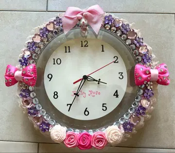 초레어 RUBYROSE 루비 로즈 벽시계 비쥬 헤이세이 레어