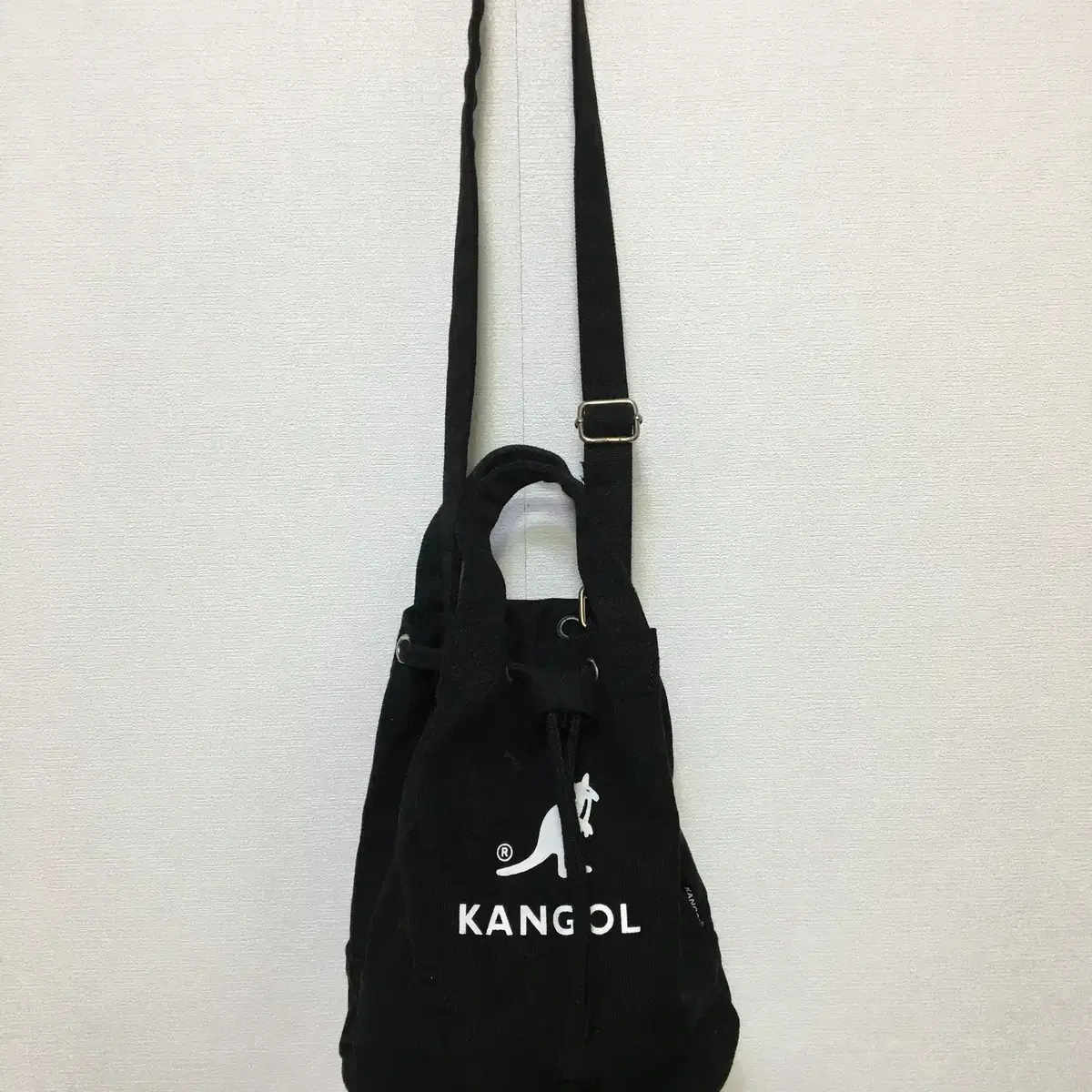 KANGOL 캉골 Kangol bucket bag drawstring bag #캉골,#버킷백
