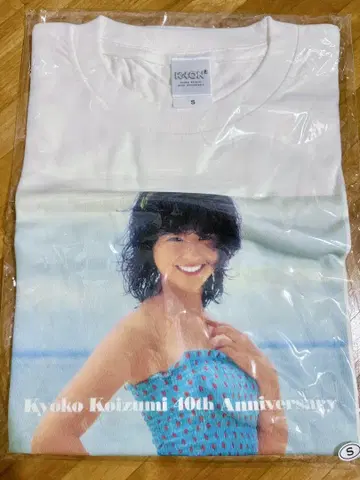 새상품 Kyoko Koizumi 40th Anniversary 티셔츠