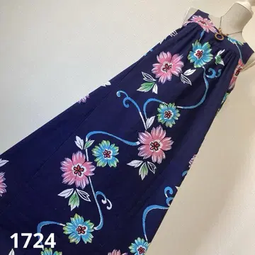유카타 리메이크 원피스 1724 유카타 옷감 루즈핏 원피스 롱 기장