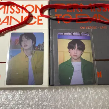 bts PERMISSION TO DANCE 진 V 트레이딩 카드