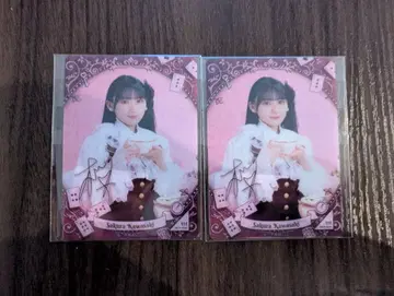 노기자카46 모바일 카드 레어 2장 카와사키 벚꽃