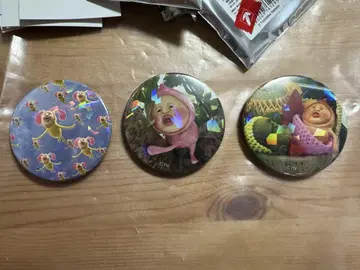 코비토즈칸 캔뱃지 3종 세트 호토케아카바네와 카쿠레모모지리