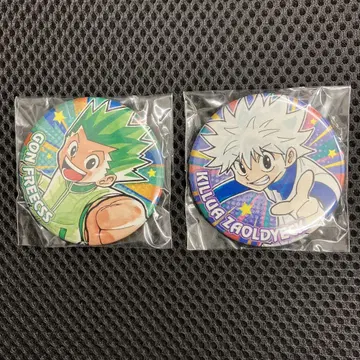 레어 HUNTER x HUNTER 토카시 요시히로전 콤비세트 캔뱃지