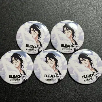 BLEACH Brave Souls 브레솔 캔뱃지 쿠키야 뱌쿠야 5개