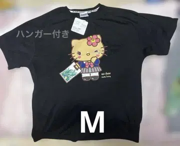 헬로키티 me Jane Hello kitty 갸루 블랙 T셔츠 M 사이즈